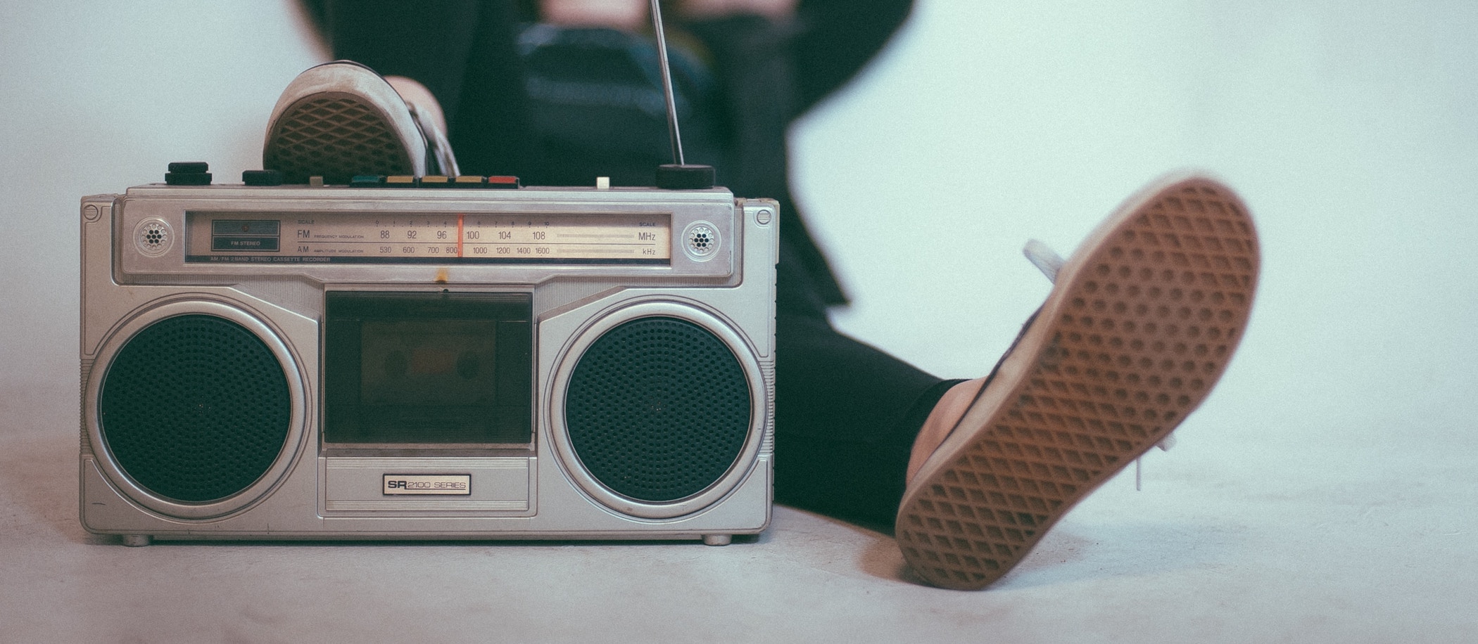 Bild von einem alten Radio.