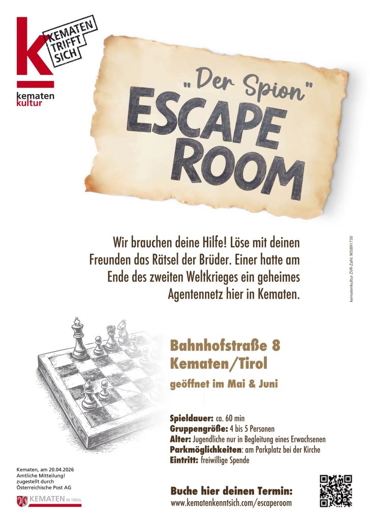 "Der Spion" Escape Room